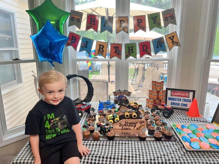 Crushing it A Monster Truck Birthday Party We Like To Party Plan — free download