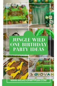 jungle safari first birthday party