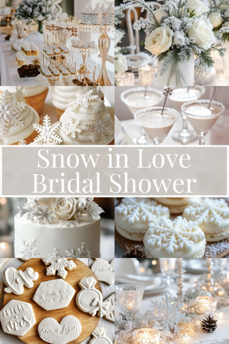 Snow In Love Bridal Shower Food Ideas